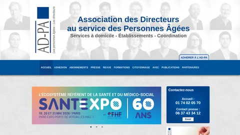 Capture du site AD-PA