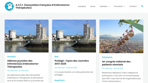 Capture du site AFET stomies