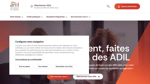 Capture du site ANIL