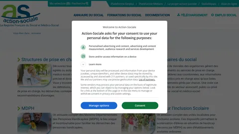 Capture Annuaire Sanitaire et Social