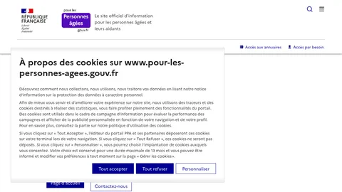 Capture du site APA