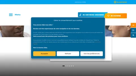 Capture du site Renaloo