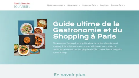 Capture du site Toupargel